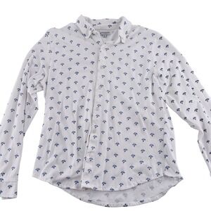 Britches Sport By Samtex‎ Women's size Medium Floral Print Button-Down Knit